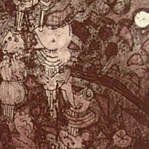 岸田真理子 「太古の滝」