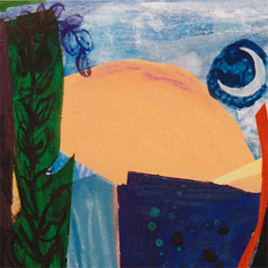 岸田真理子 「夜の湖」