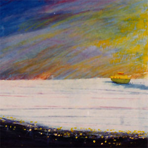 岸田真理子 「静かな風の谷の果実園」