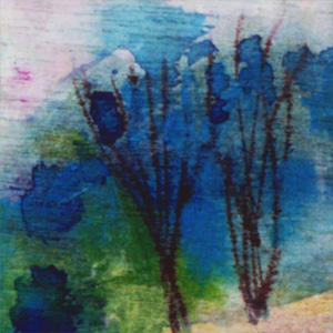 岸田真理子 「雨の森　[1]」