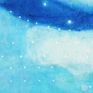 岸田真理子 「空の青海 [1]」